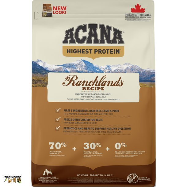 ACANA Highest Protein Dog Ranchlands, 11,4 kg
