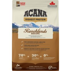 ACANA Highest Protein Dog Ranchlands, 2 kg