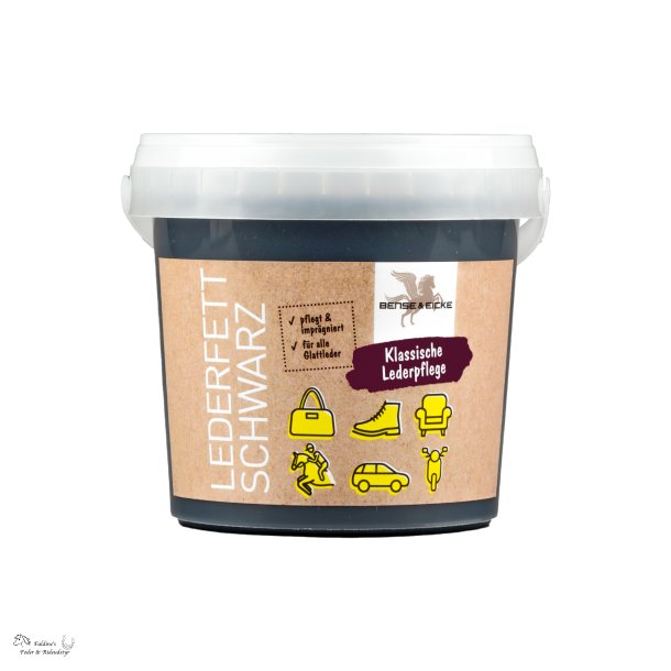 Sort L�derfedt 500 ml