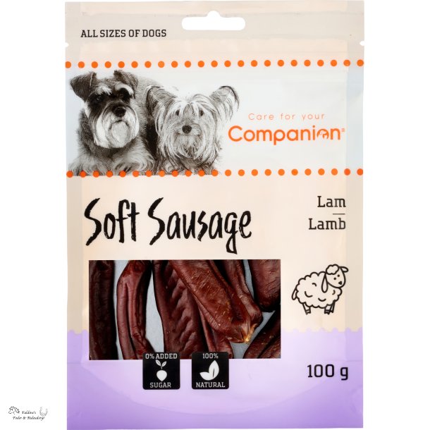 Companion Soft Sausage Lam, 100 g