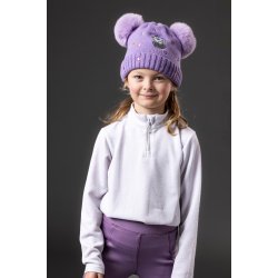 Equipage KIDS Shimmer Langrmet ridebluse, Hvid
