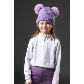 Equipage KIDS Shimmer Langrmet ridebluse, Hvid