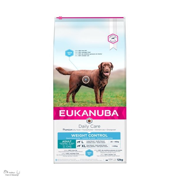 Eukanuba DailyCare, Weight Control, Large, 15 kg