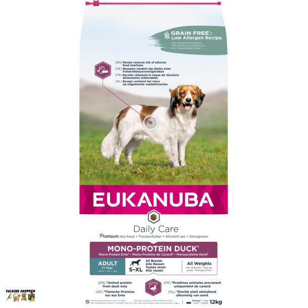 Eukanuba DailyCare MONO-PROTEIN, Duck, 12 kg