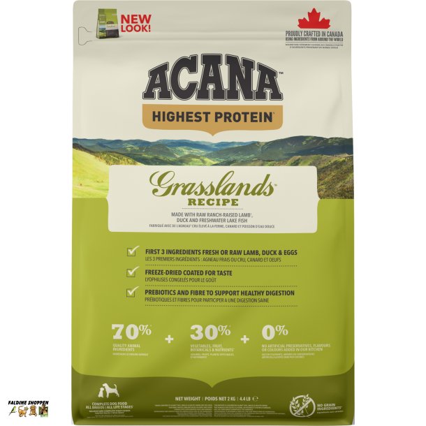 ACANA Highest Protein Dog Grasslands, 2 kg 