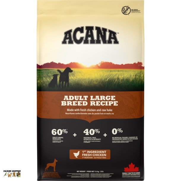 ACANA Dog Range Adult Large Breed, 11,4 kg