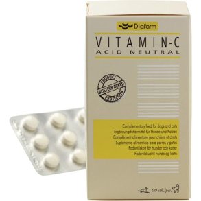Diafarm C-Vitamin tabletter til hund/kat