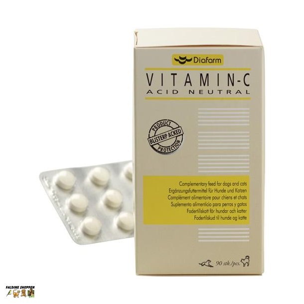 Diafarm C-Vitamin tabletter til hund/kat