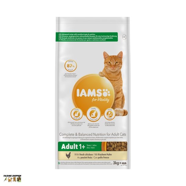 Iams Kat Adult, Kylling, 3 kg