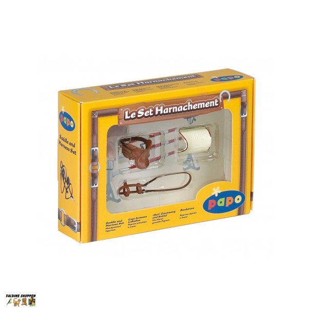 PAPO S�t med sadel og trense