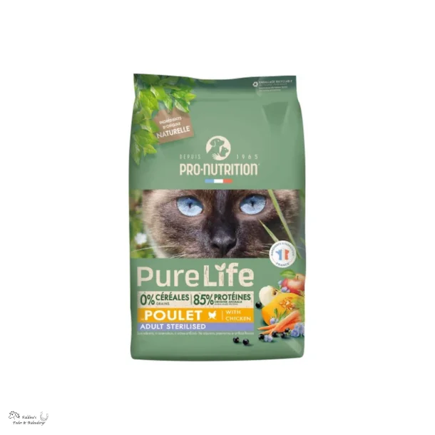 PureLife Cat Sterilized, Kornfri, 8 kg