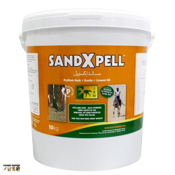 TRM SandXpell, pelleteret loppefrskaller, 10 kg