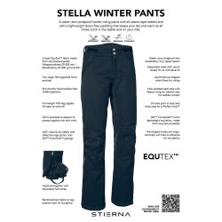 Stierna Stella Vinterridebukser, sort