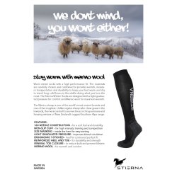 Stierna Vinterride Strmper med merinould