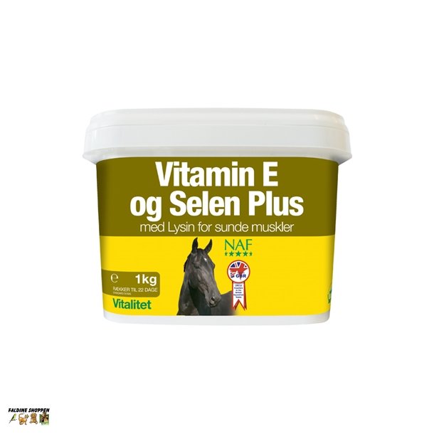 NAF Vitamin E, Selen + Lysin, 1 kg